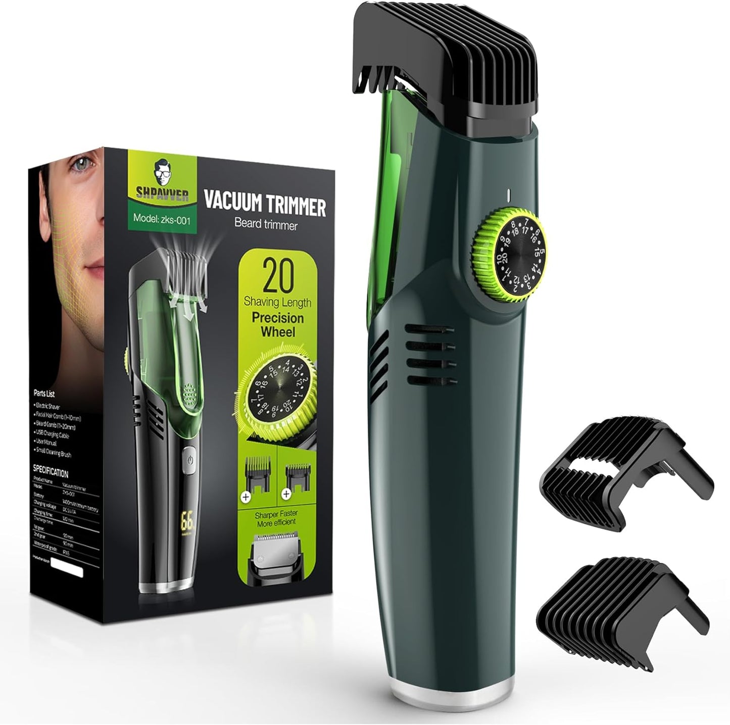 Vacuum Beard Trimmer