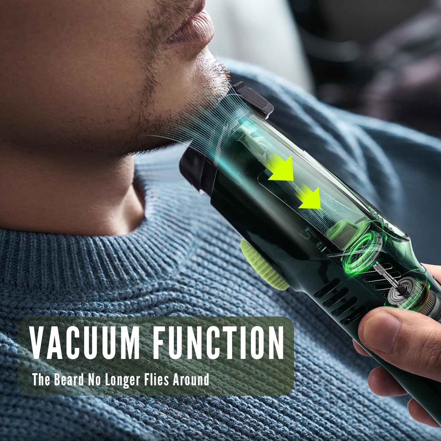 Vacuum Beard Trimmer